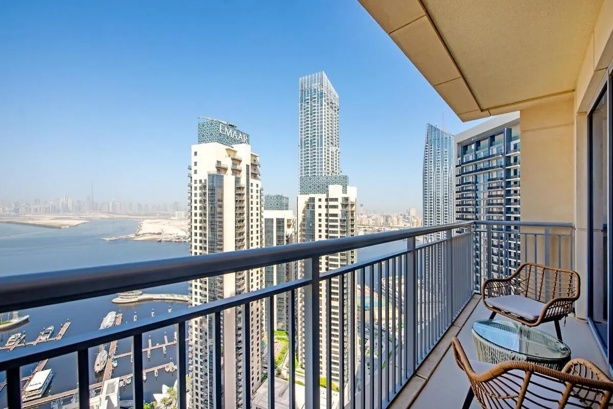 Stylish Cozy 3-Bedroom Apartment With Harbour Views In Dubai Creek Harbour 0*,