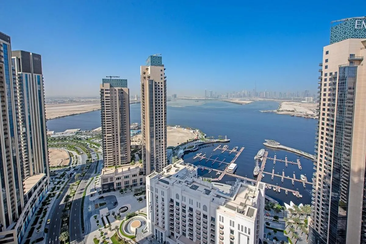 Stylish Cozy 3-Bedroom Apartment With Harbour Views In Dubai Creek Harbour